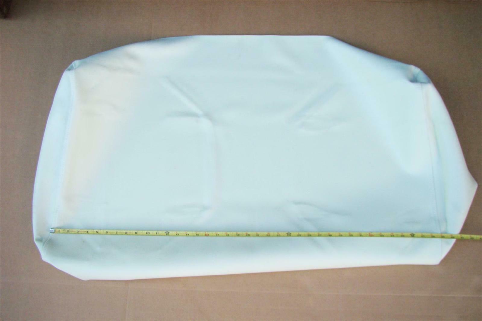 EZGO Golf Cart (2) headrest cover (1) seat cover ivory 54.5x19.5x107.5cm