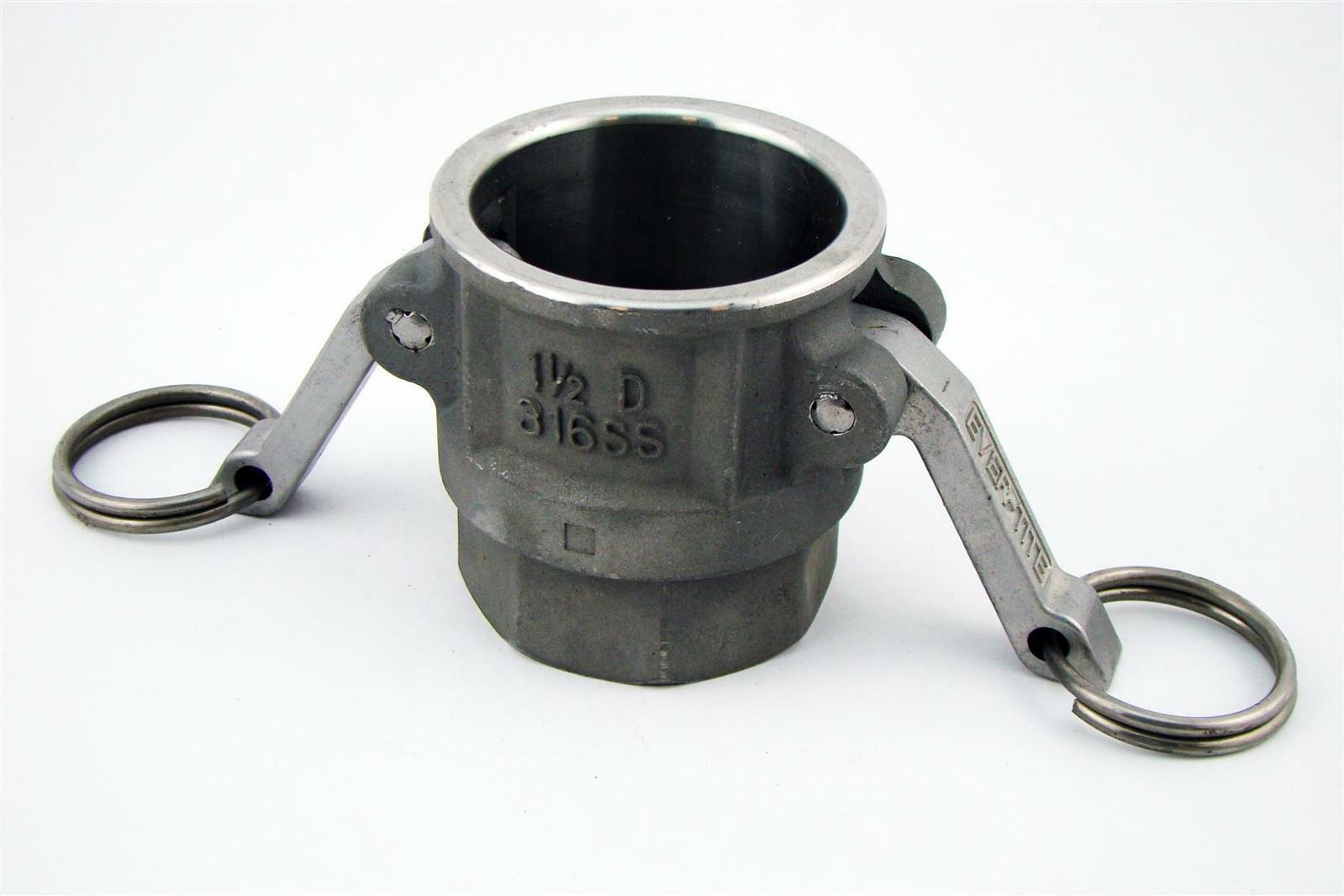 Etc EverTite 316Ss 1.5" Cam And Groove Coupler Camlock Fitting