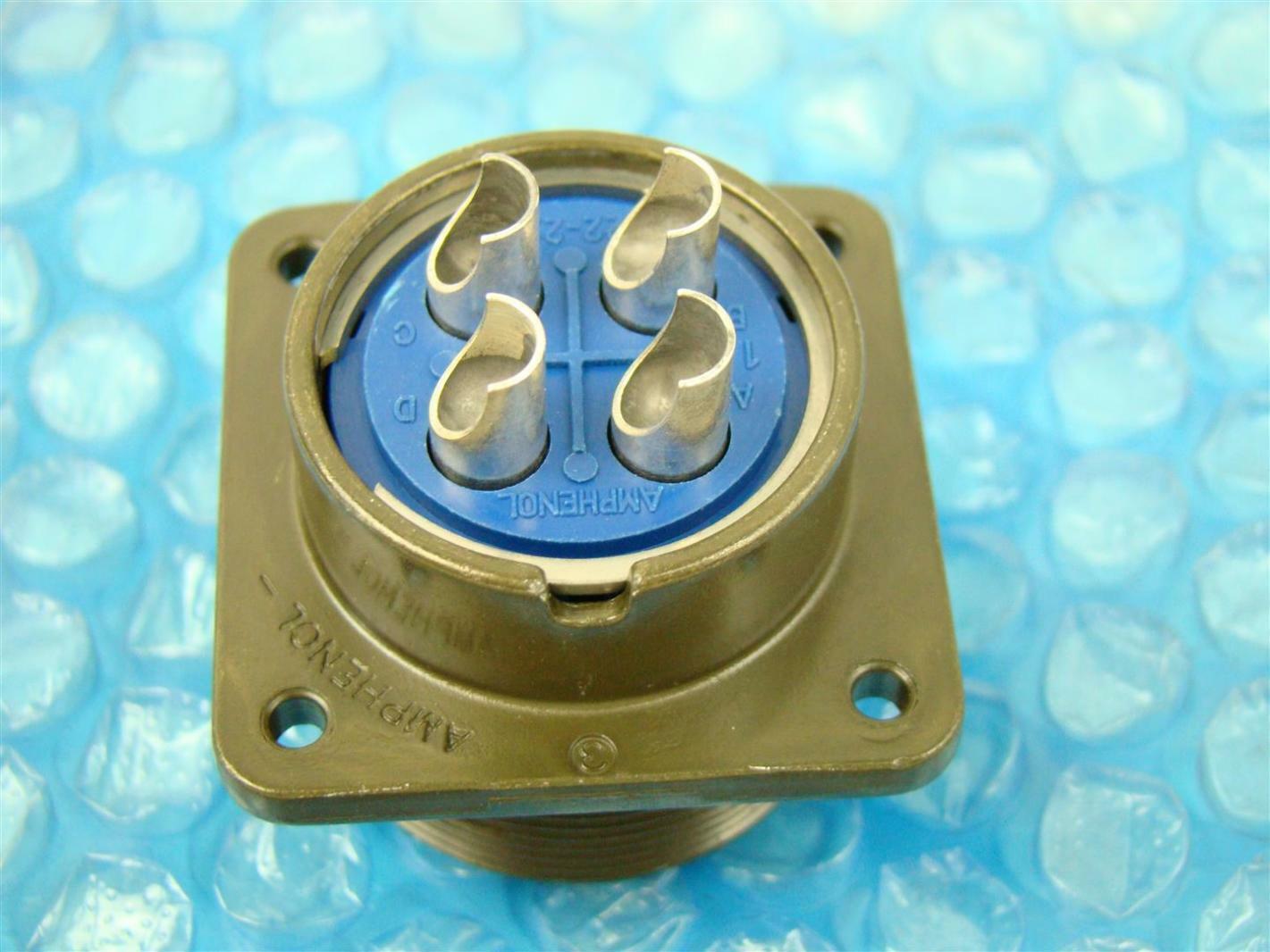 Amphenol Connector 8 solder pin contact 2222P Joseph Fazzio