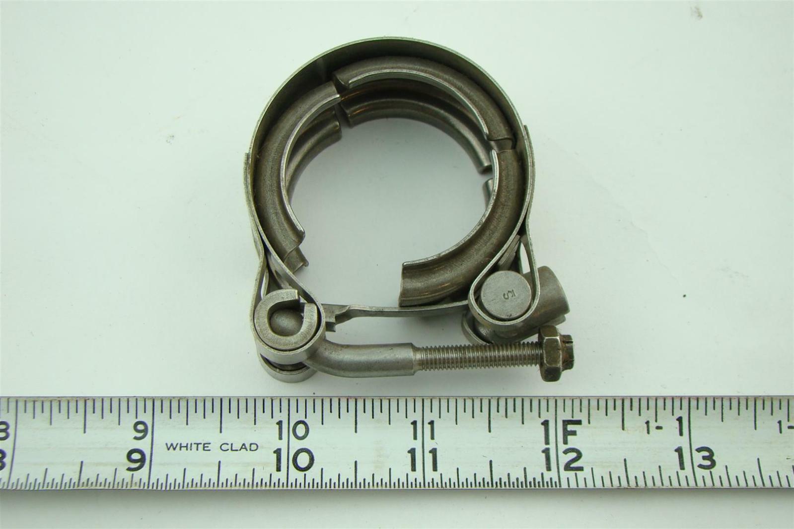ClampCo 11/4" VBand Clamp SS Aerospace Exhaust w/ quick release latch