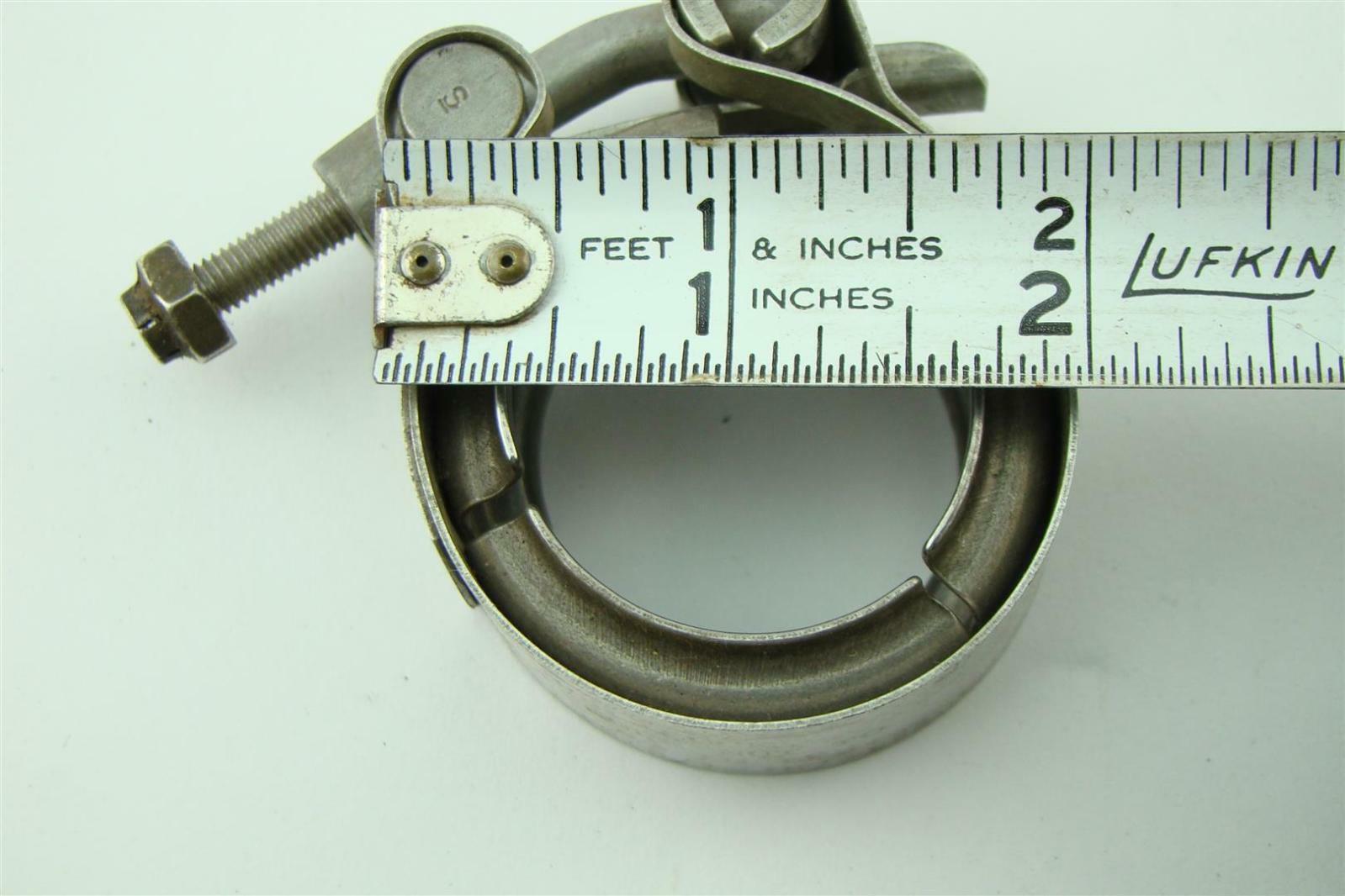 ClampCo 11/4" VBand Clamp SS Aerospace Exhaust w/ quick release latch