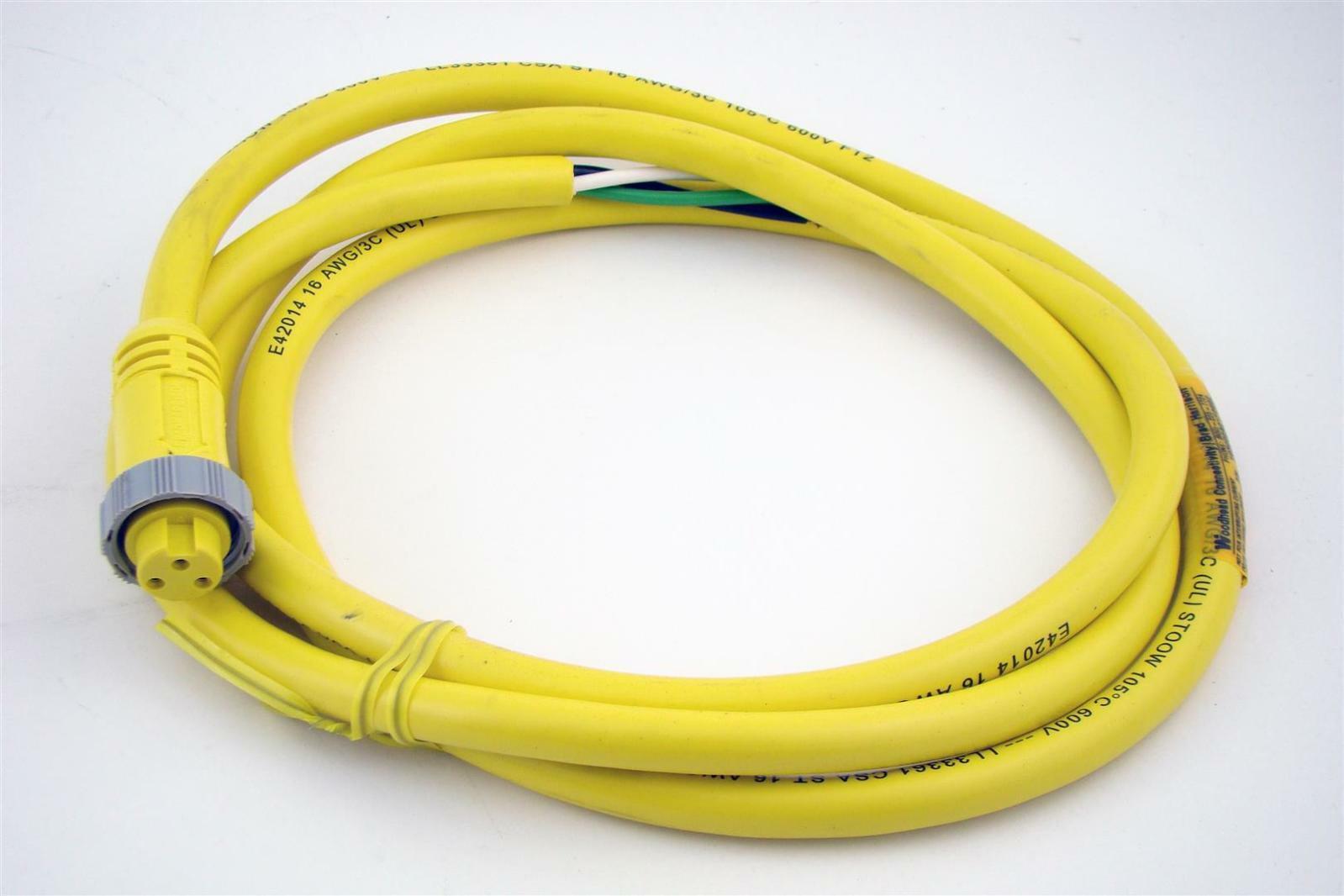 Brad Harrison Woodhead 3P Female straight 6' 16/3 AWG PVC Cord