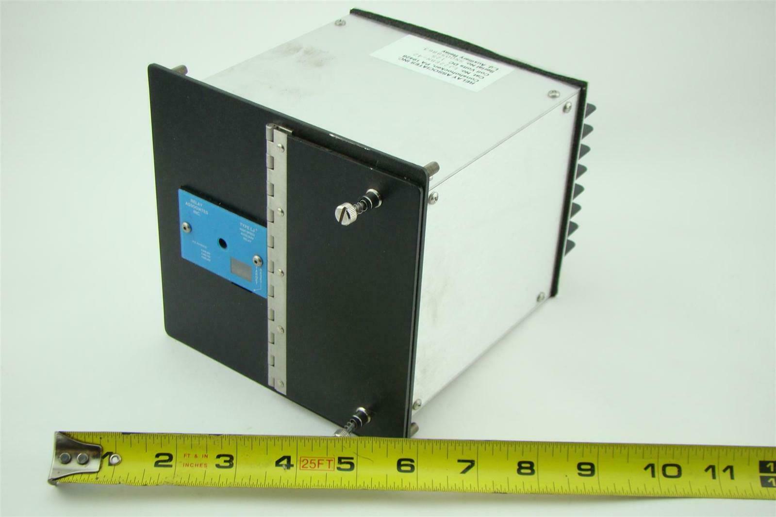 Relay Associates Type LJ High Speed Auxiliary Relay 125VDC LJ22EBN42