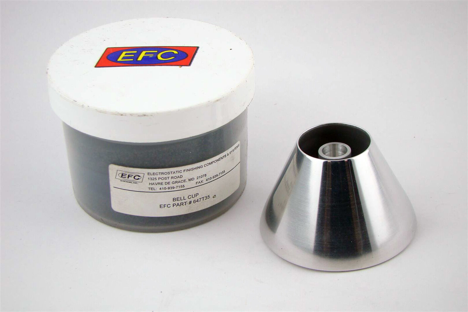 EFC Bell Cup 70 MM, 72 HOLES, NEGATIVE EDGE, NIB 647T35 Joseph Fazzio