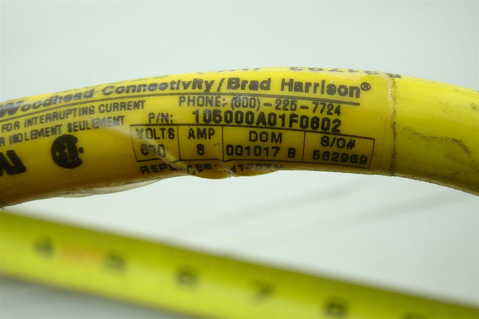 Woodhead Connectivity Brad Harrison AWG/5 600V 8A LL22035 Joseph