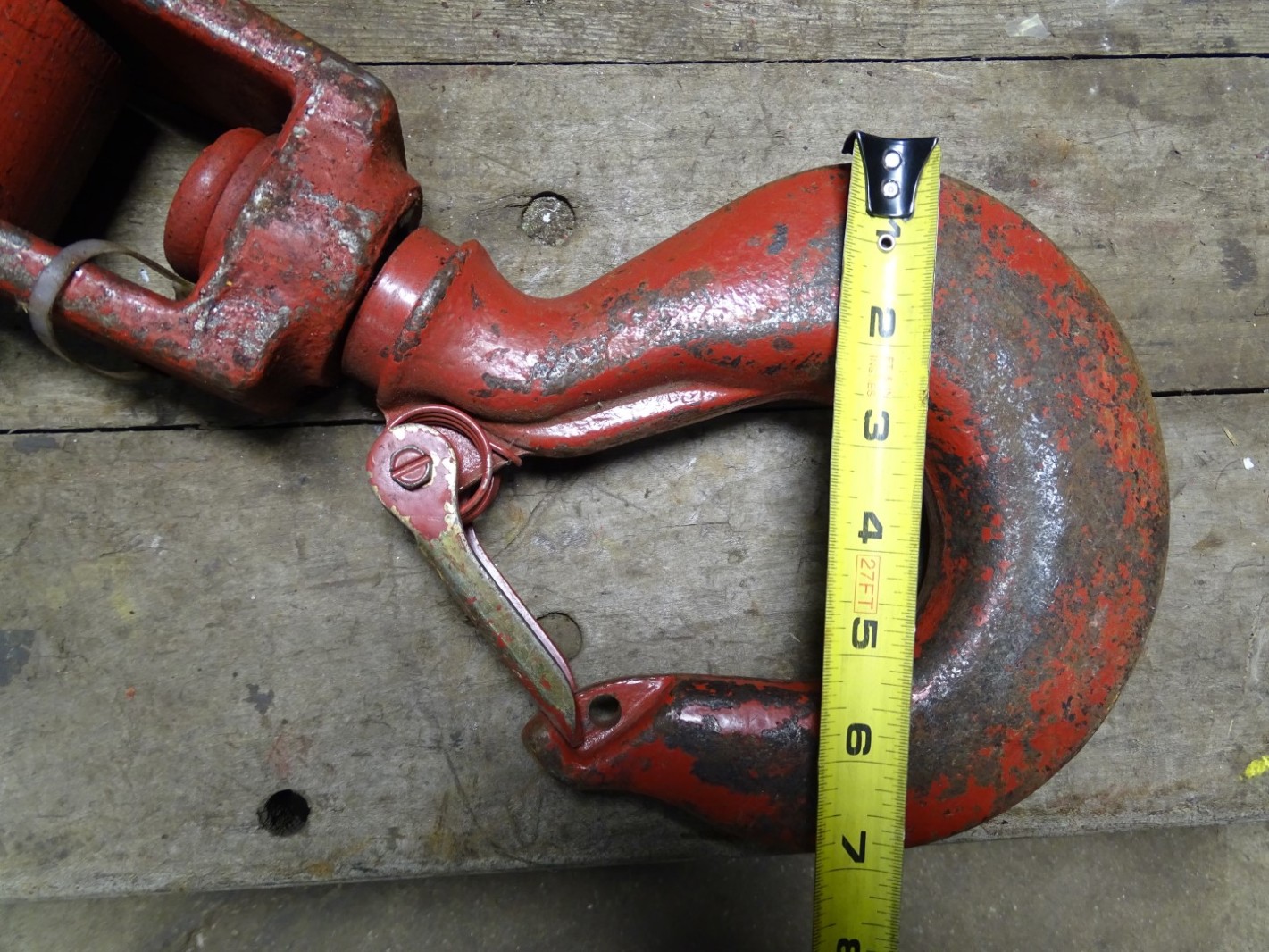 Crosby Western 4 TON Sheave Pulley Block With Hook , WLL 4T 5/8 W/L Joseph Fazzio, Incorporated