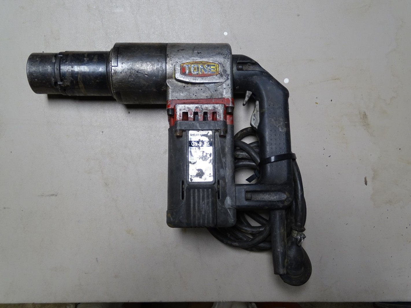 TONE Shear Wrench TC Gun 120v, GS91EZ Joseph Fazzio, Incorporated