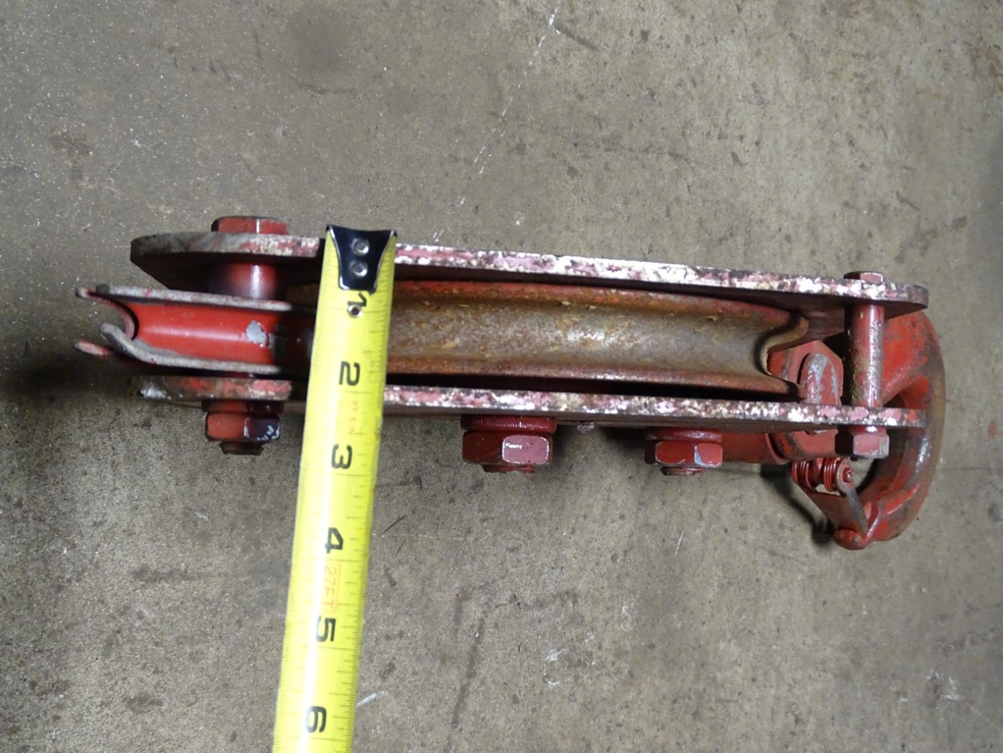 Crosby Western Sheave Pulley Block With Hook , WLL 4T 5/8 W/L Joseph Fazzio, Incorporated