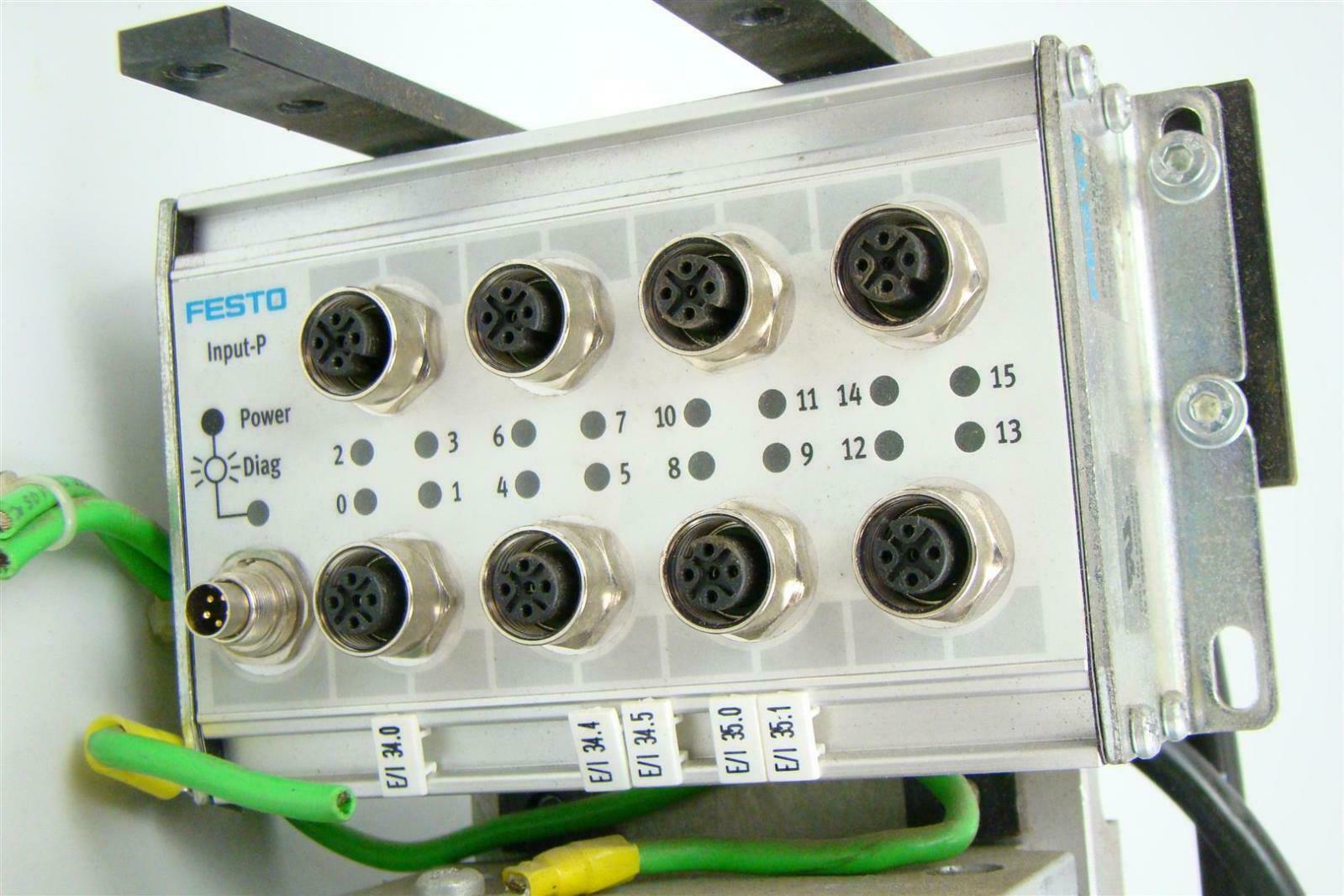 Festo Pneumatic Block, Solenoid , I/O Inpit Module CPV-14-VI CP-E16 ...