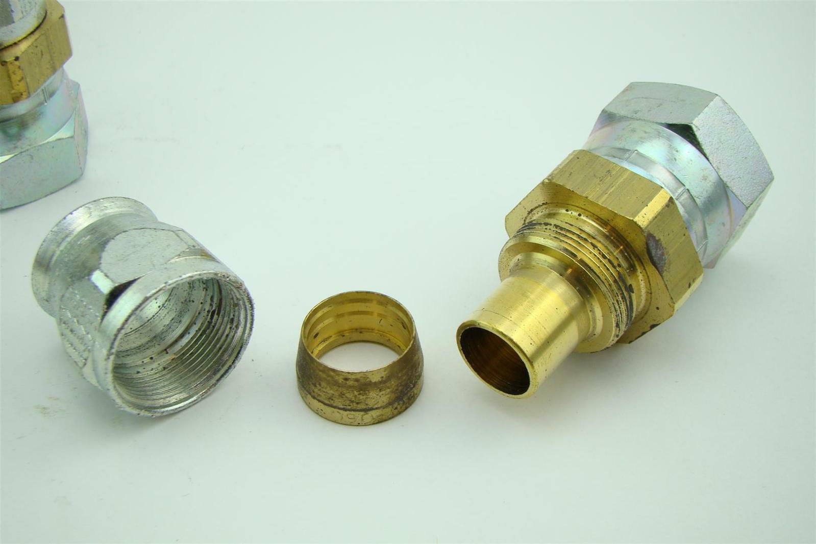 (7) Lawson Teflon Hose Fitting 12 JIC Swivel 12282 Joseph Fazzio