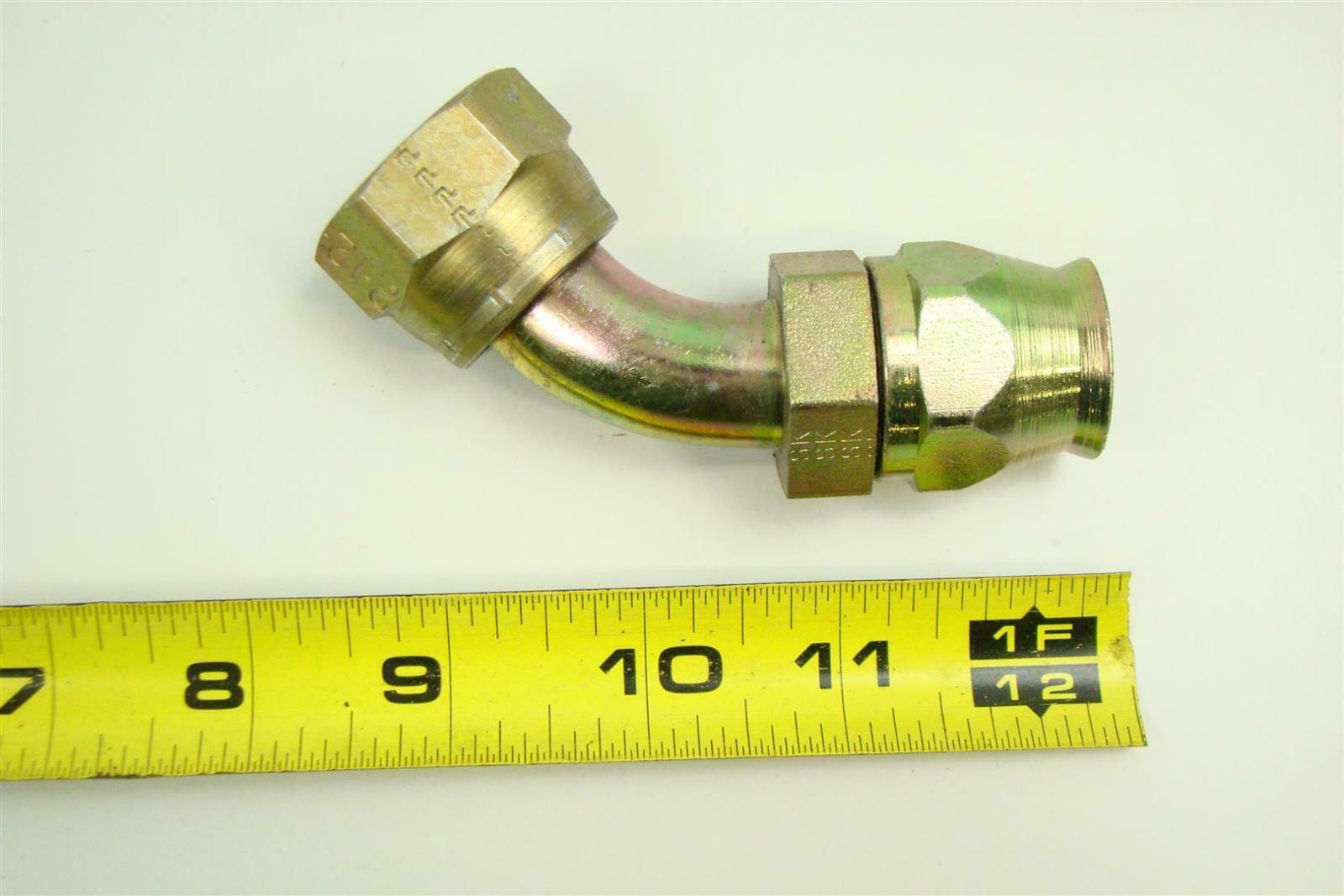 (3) Parker JIC 3/4" Female Swivel fitting for 12 Hose Joseph Fazzio