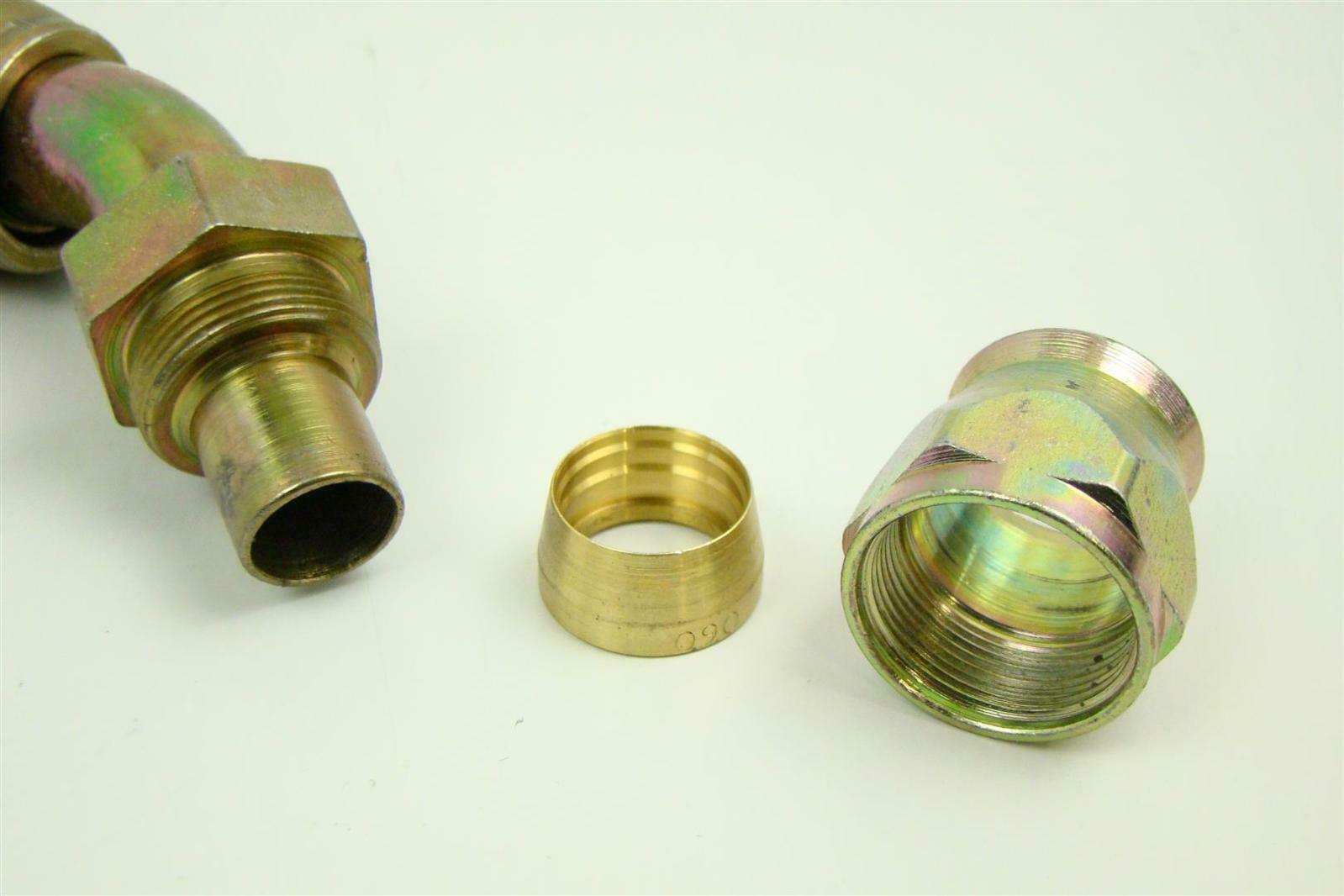 (3) Parker JIC 3/4" Female Swivel fitting for 12 Hose Joseph Fazzio