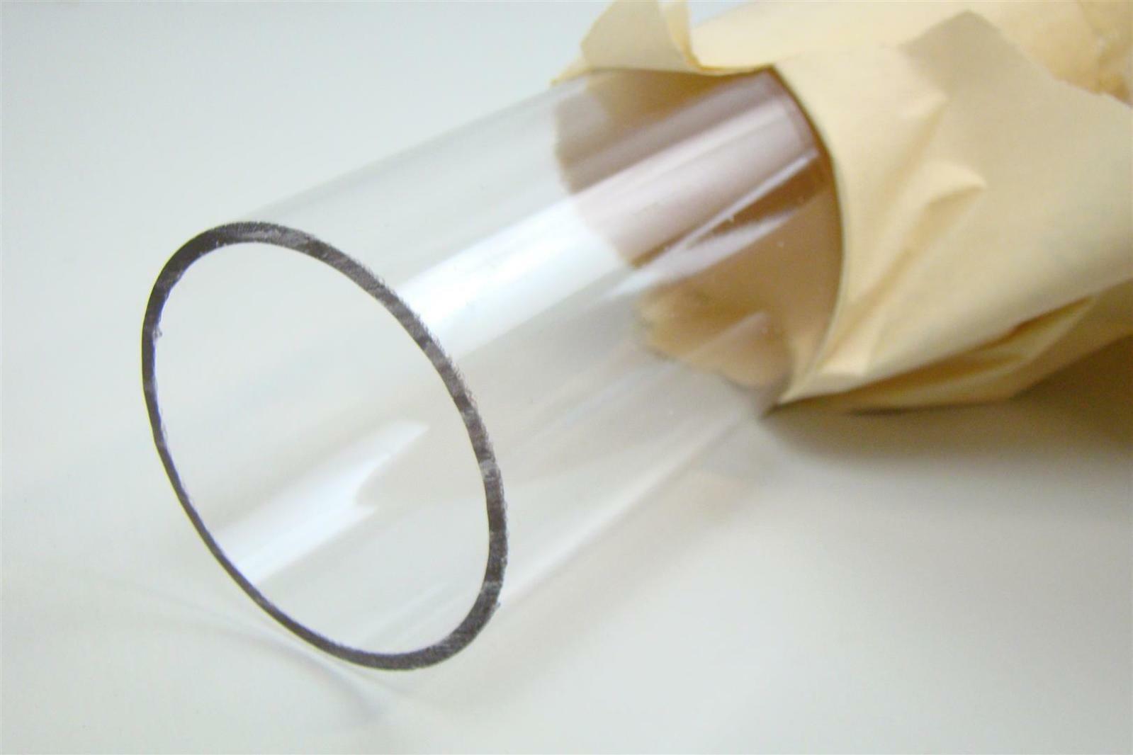 Clear Cast Acrylic tube 3" OD x 1/8 Wall 6' Long 231211 Joseph Fazzio