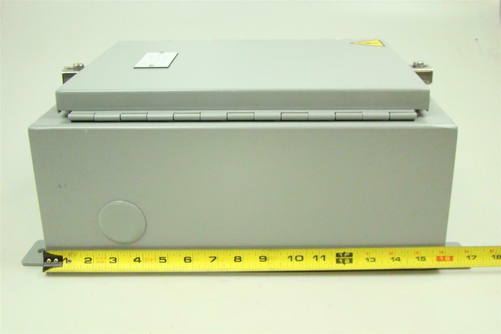 Hoffman Continuous Hinge Type 4 Enclosure 6" deep w/ plug A16H12ALP