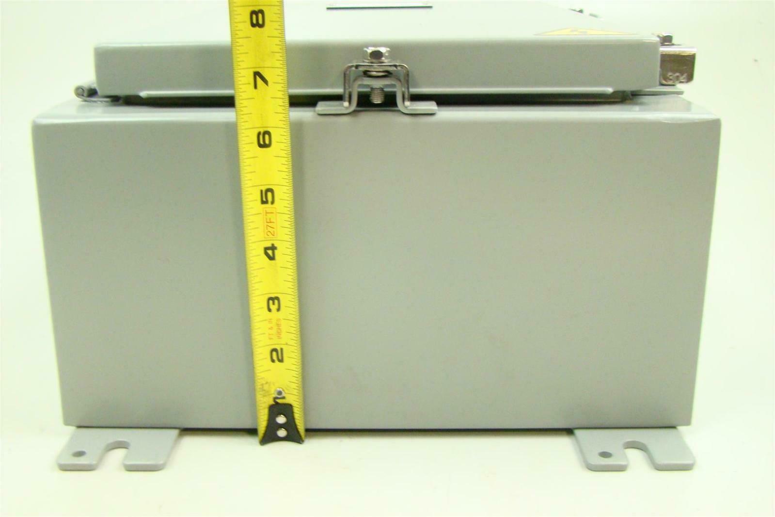 Hoffman Continuous Hinge Type 4 Enclosure 6" deep w/ plug A16H12ALP