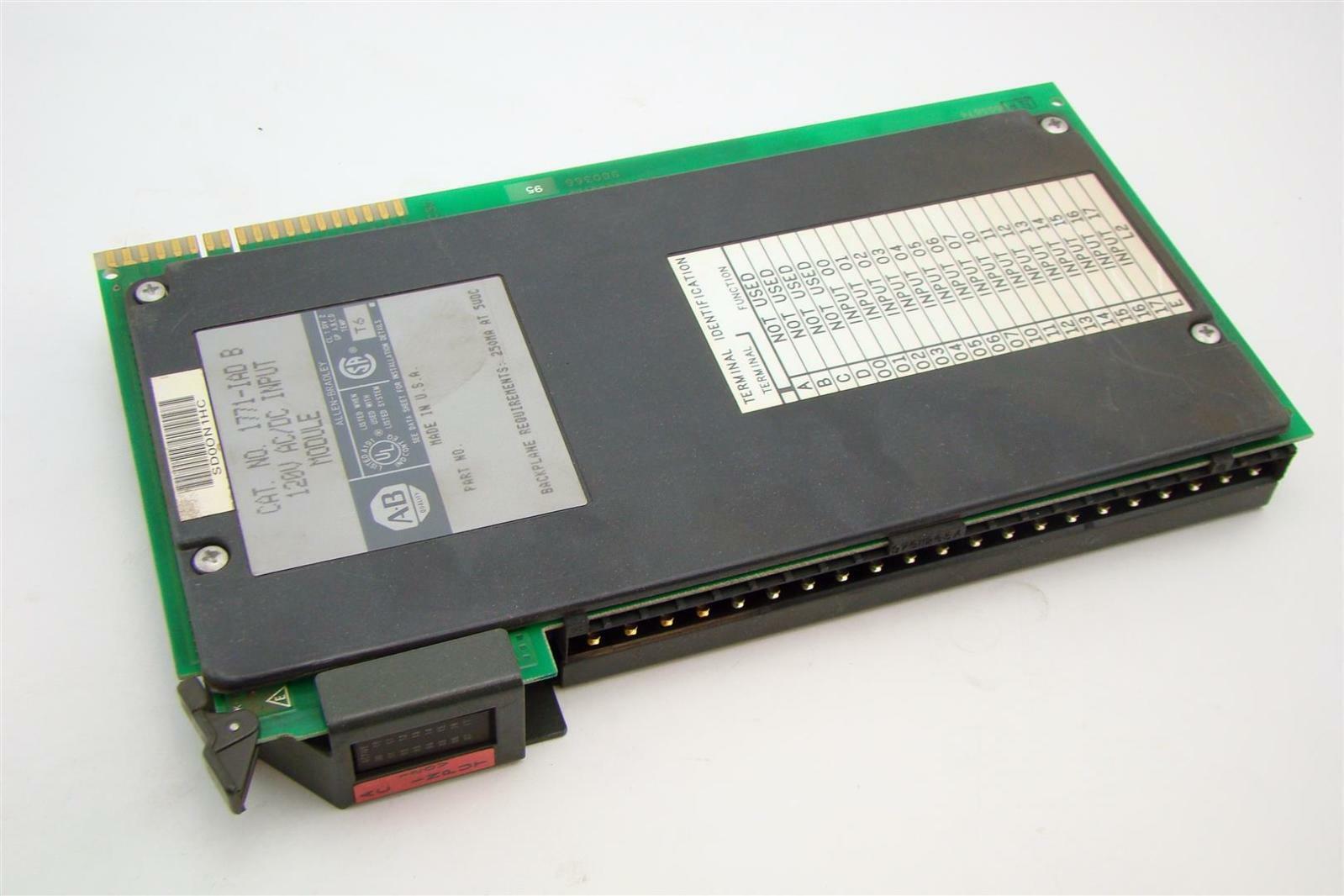 Allen Bradley 120V AC/DC Input Module 1771-IADB | Joseph Fazzio ...