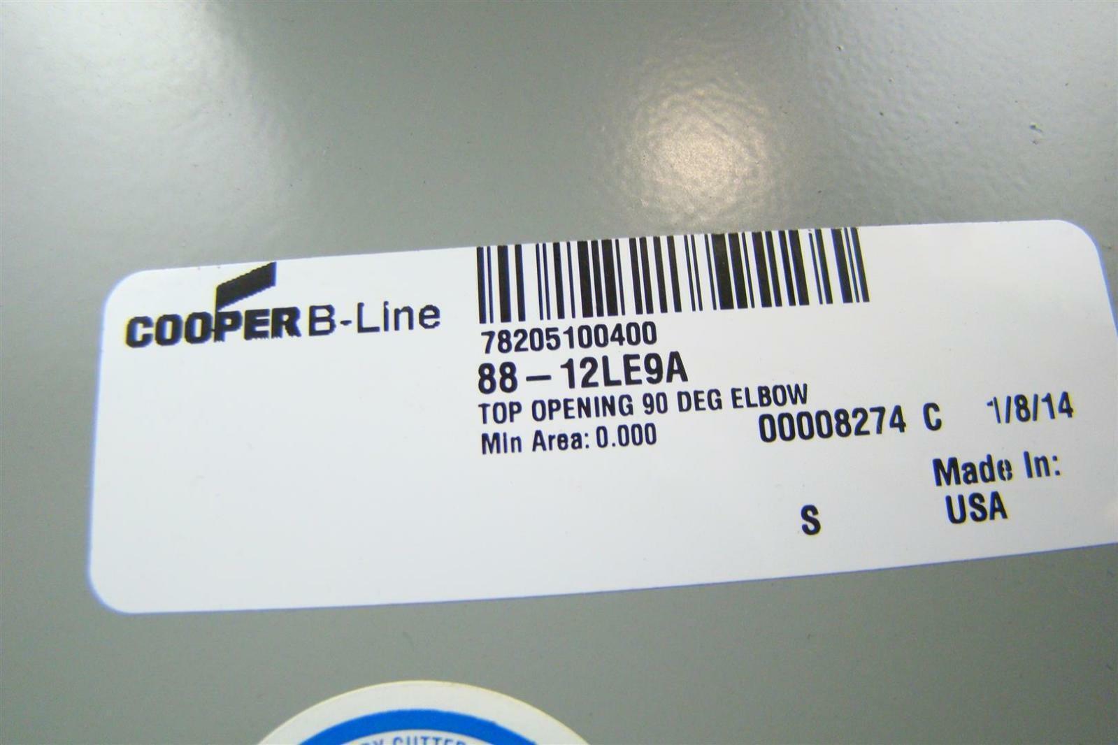 CooperB-Line Top Opening 90 Deg Elbow Assy 8x8 88-12LE9A