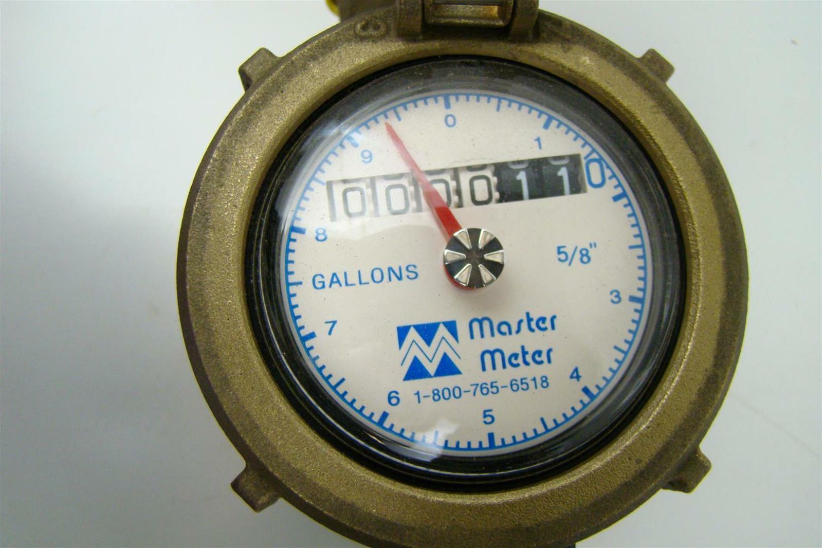 master meter water meter reading