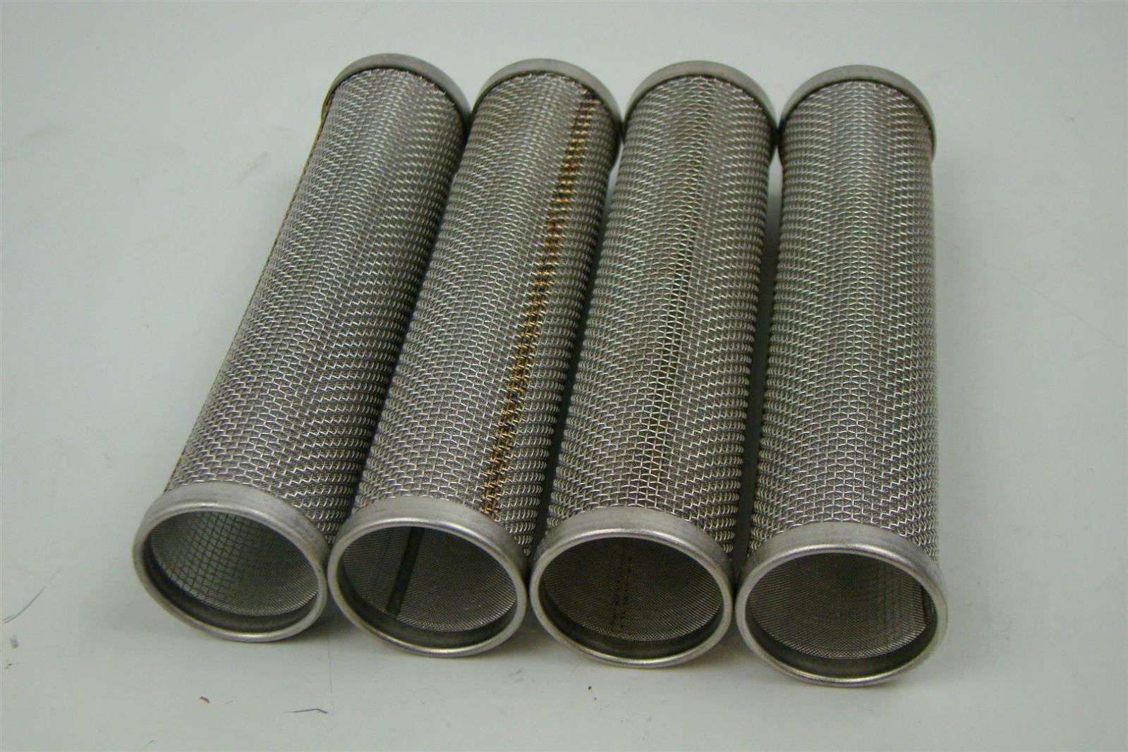 (4pcs) Stainless Steel Cylinder Filters 1 1/2