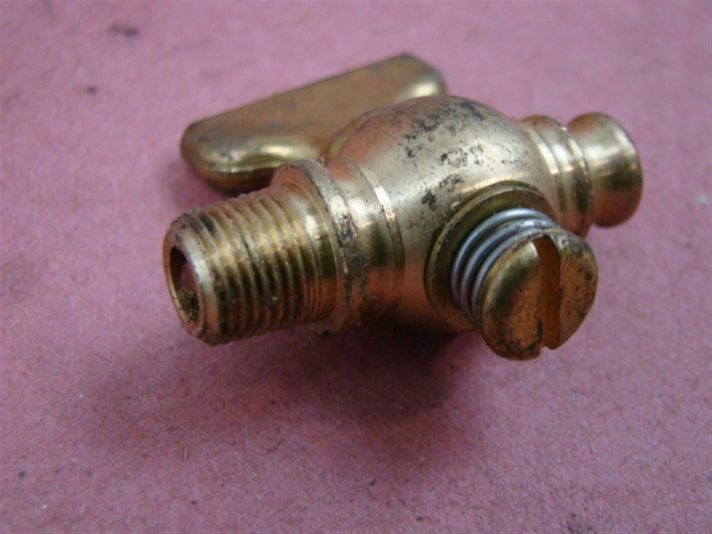1/4" NPT Brass Petcock THandle Valve Joseph Fazzio, Incorporated