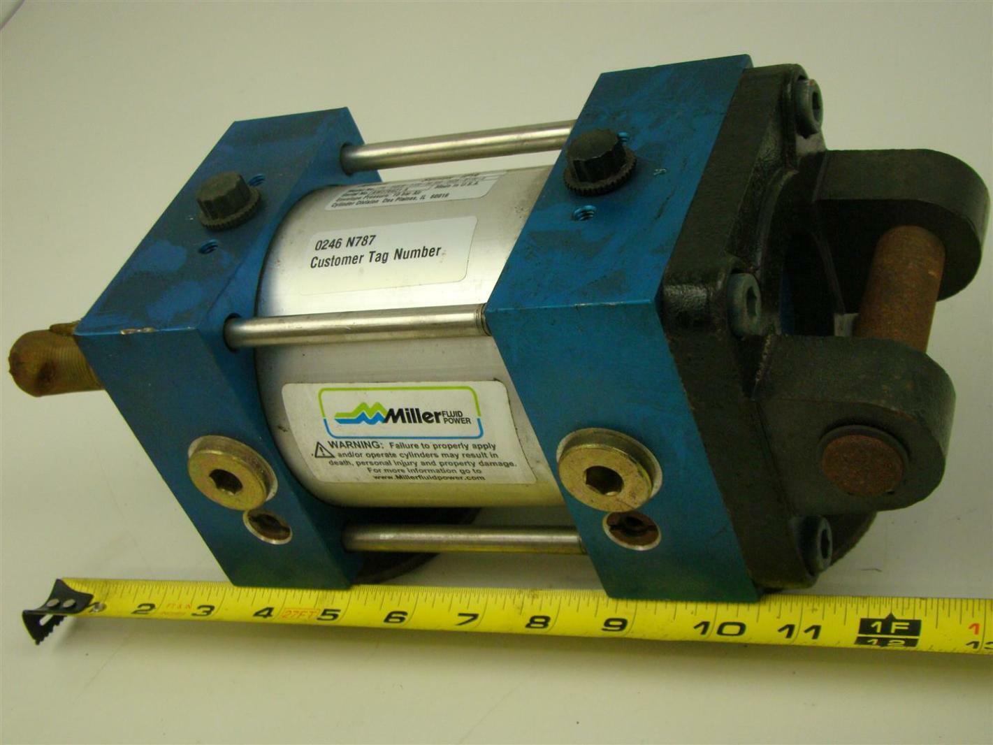 Miller Pneumatic Air Cylinder Series IPA 84B2B500025 Joseph Fazzio