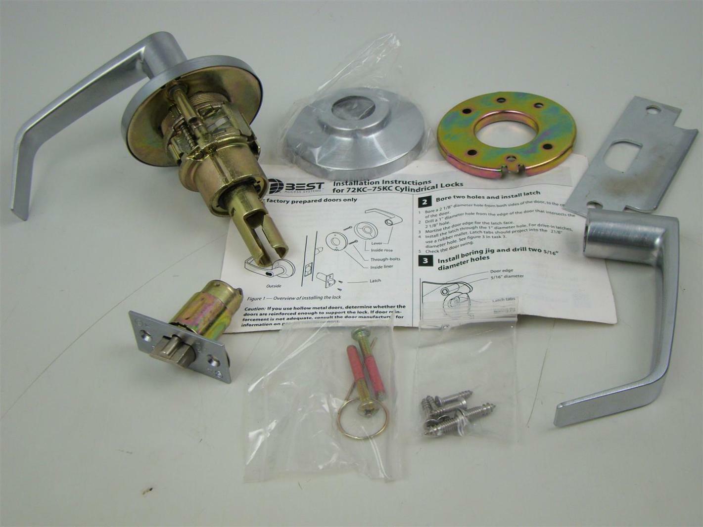 BEST Cylindrical Locks 73KC0N15DS3626 Joseph Fazzio, Incorporated