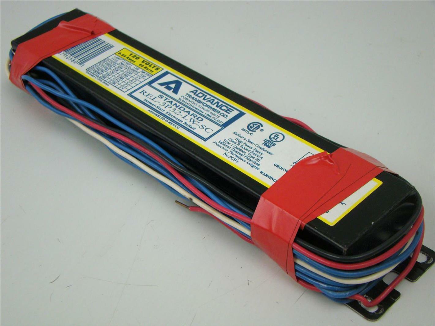 Advance InstantStart T8 Electronic Ballast REL3P32LWSC Joseph