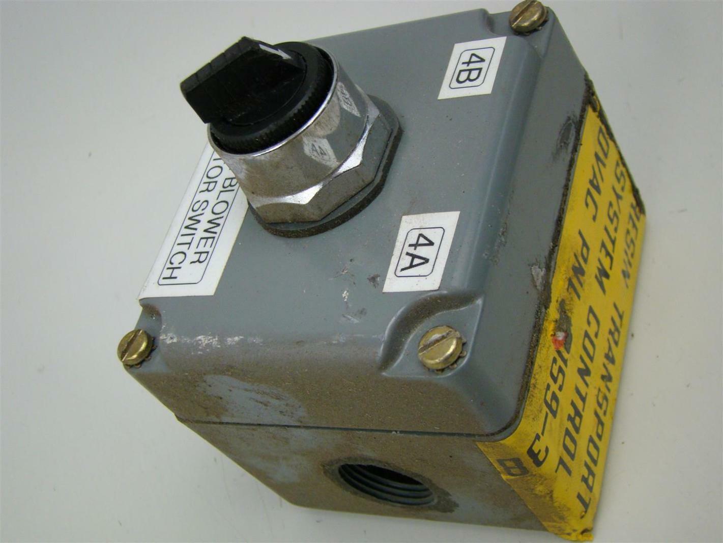 Vacuum Blower Selector Switch Joseph Fazzio, Incorporated