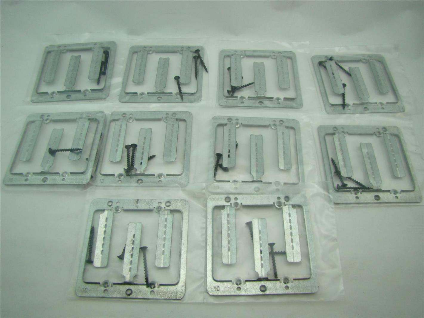 (10 pcs) Erico Caddy Fasteners Mounting Plate Brackets MPLS2 Joseph Fazzio, Incorporated