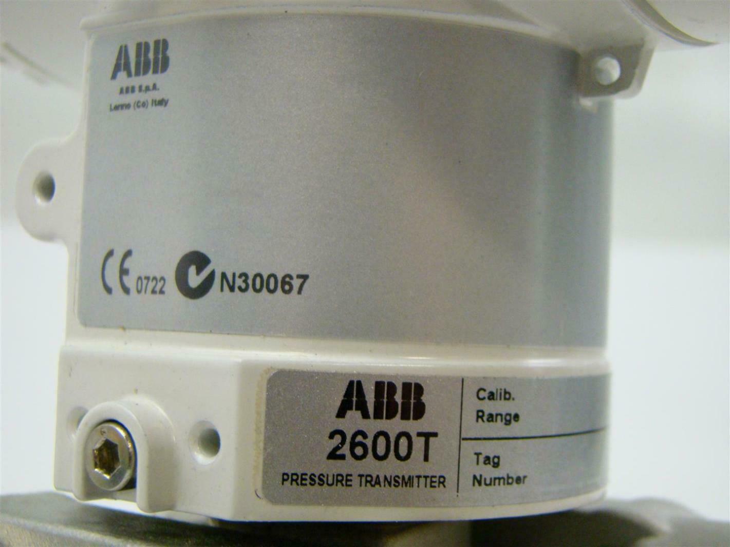 ABB 2600T Pressure Transmitter Joseph Fazzio, Incorporated