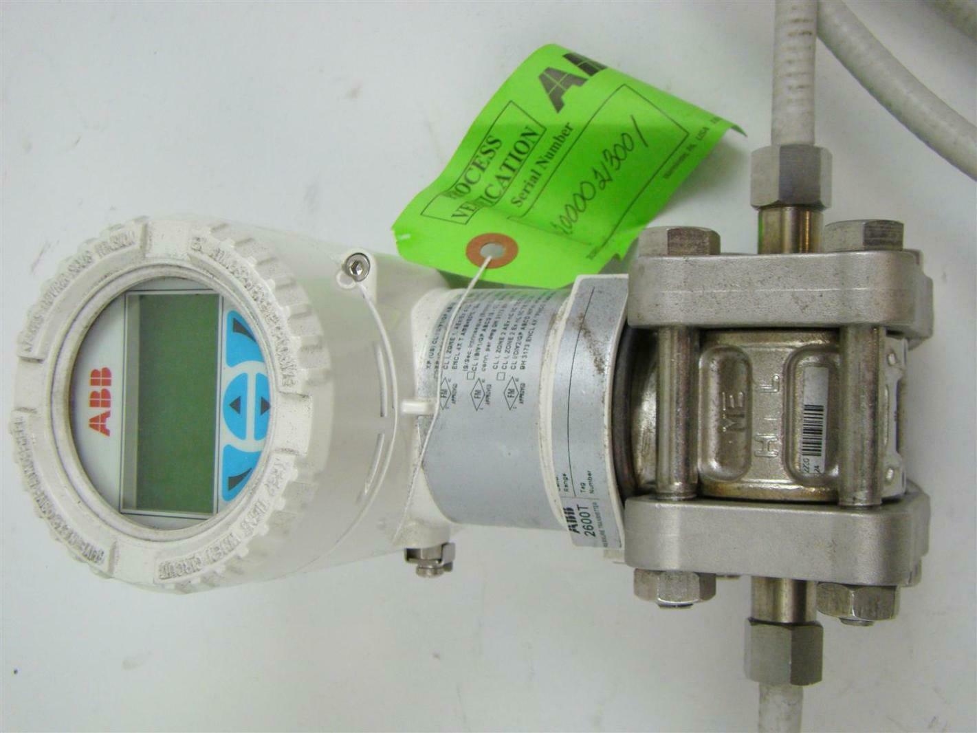 ABB 2600T Pressure Transmitter 3K620000213001 Joseph Fazzio, Incorporated
