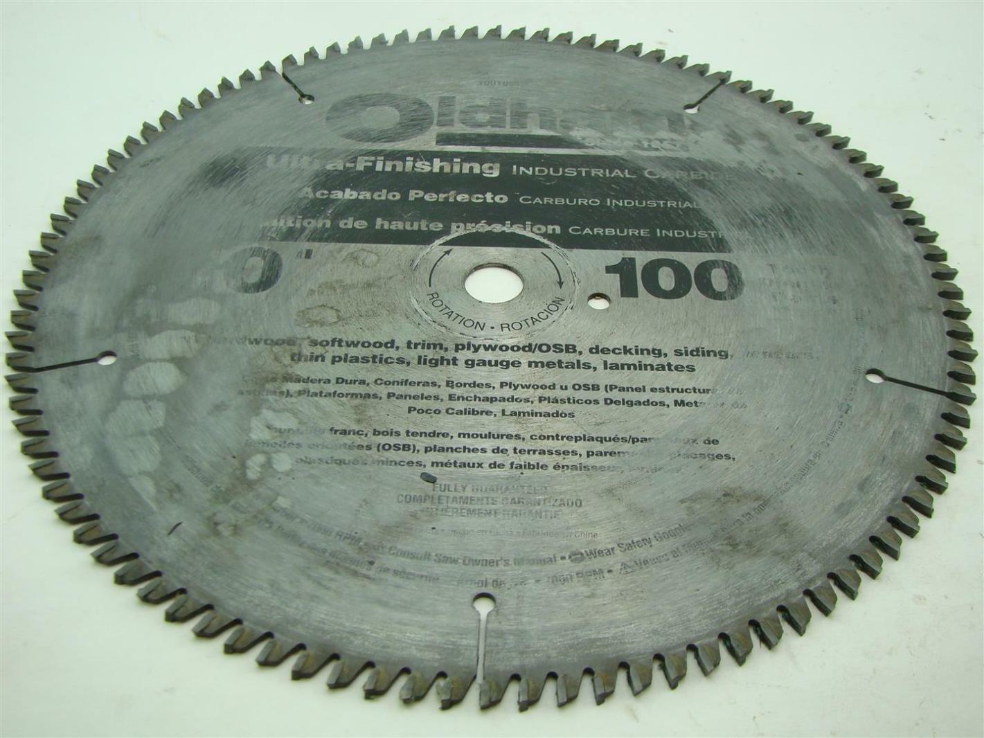 Oldham 10" Circular Saw Blade Joseph Fazzio, Incorporated