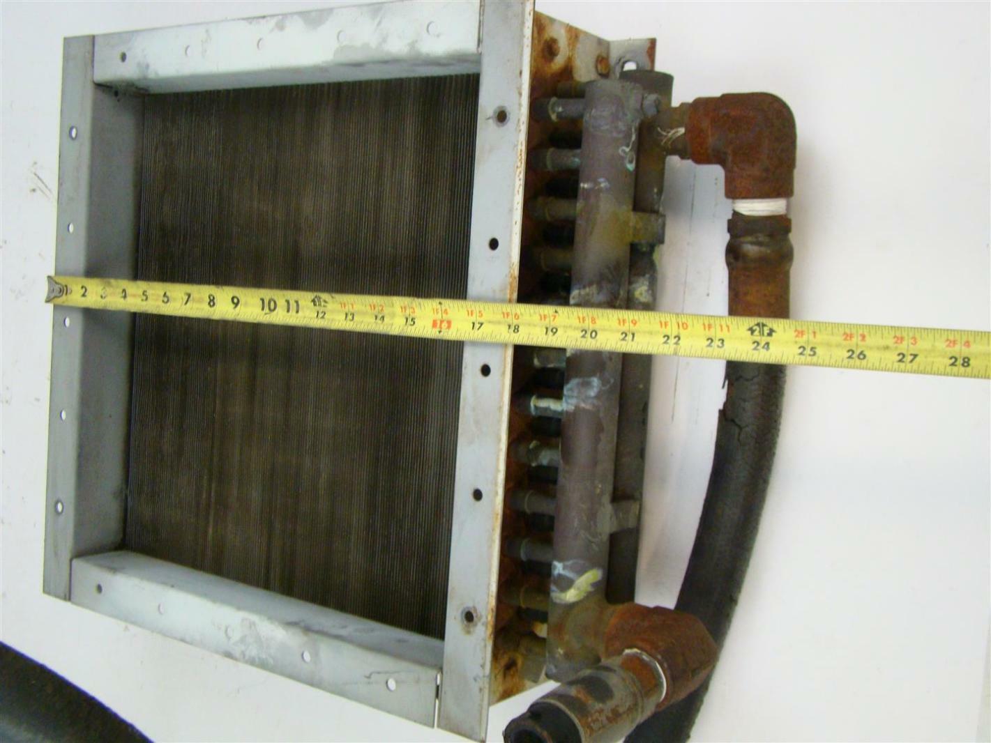 Heatcraft 18 x 18 Radiator Condenser Coil 1" NPT Connection Joseph