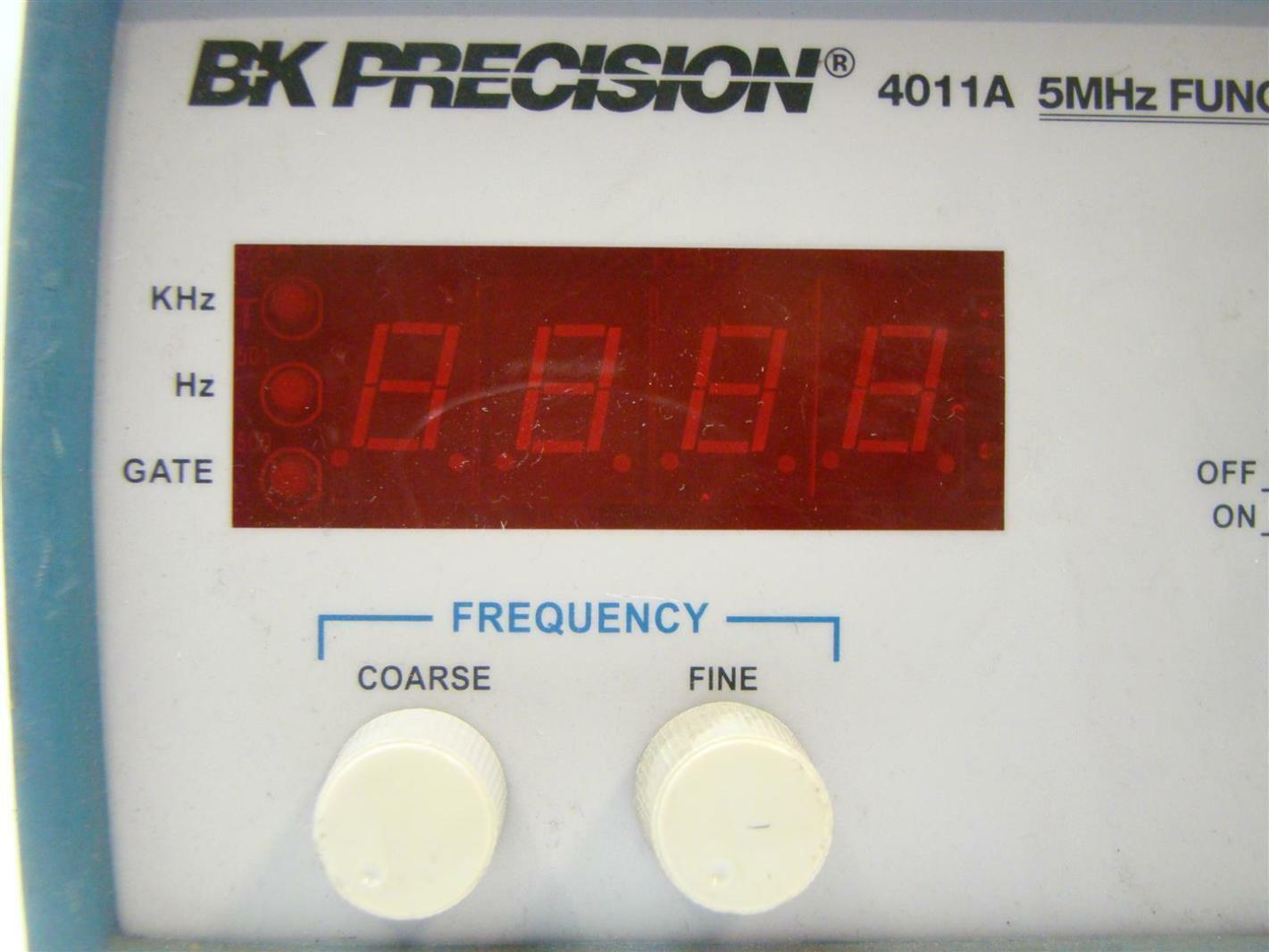 BK Precision 4011A Function Generator 250V Joseph Fazzio, Incorporated