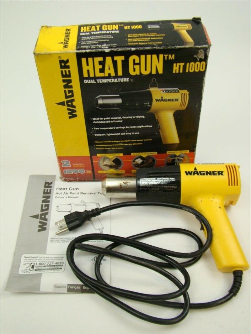 Wagner Heat Gun 1200W 50/60Hz 120VAC Dual Temperature HT1000 Joseph