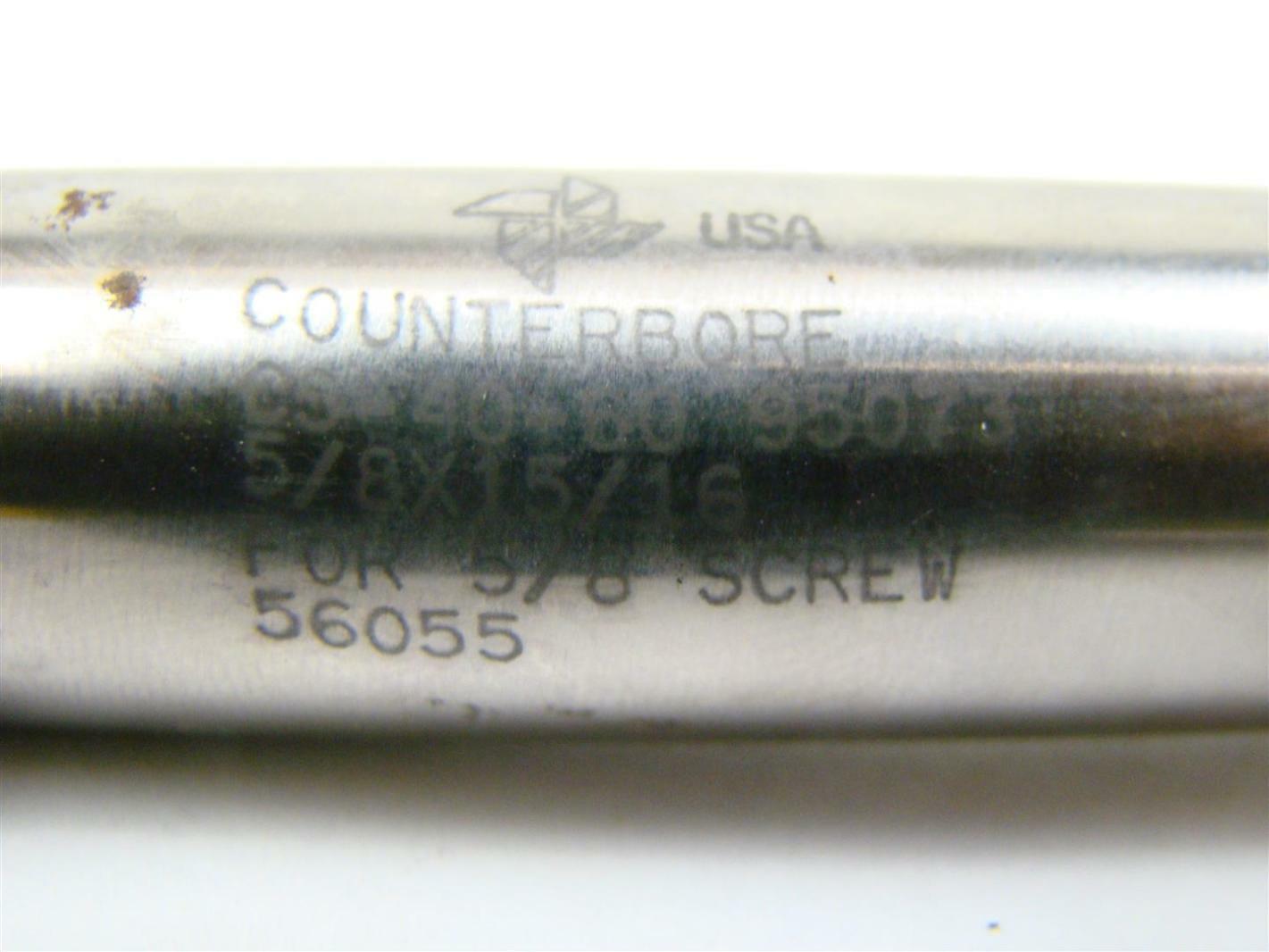 Counterbore Counter Bore 5/8 x 15/15, CS-40-60 95073