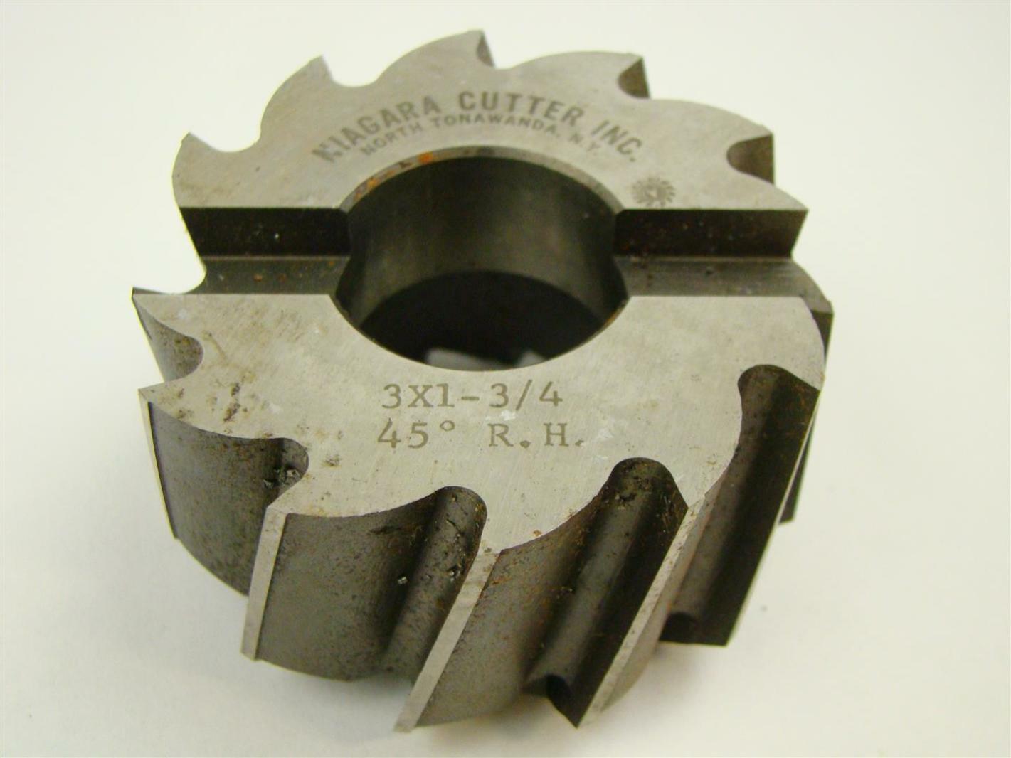 Niagara Cutter Inc. Cutter Div ,45 R.H., 3 x 1 3/4 Joseph Fazzio