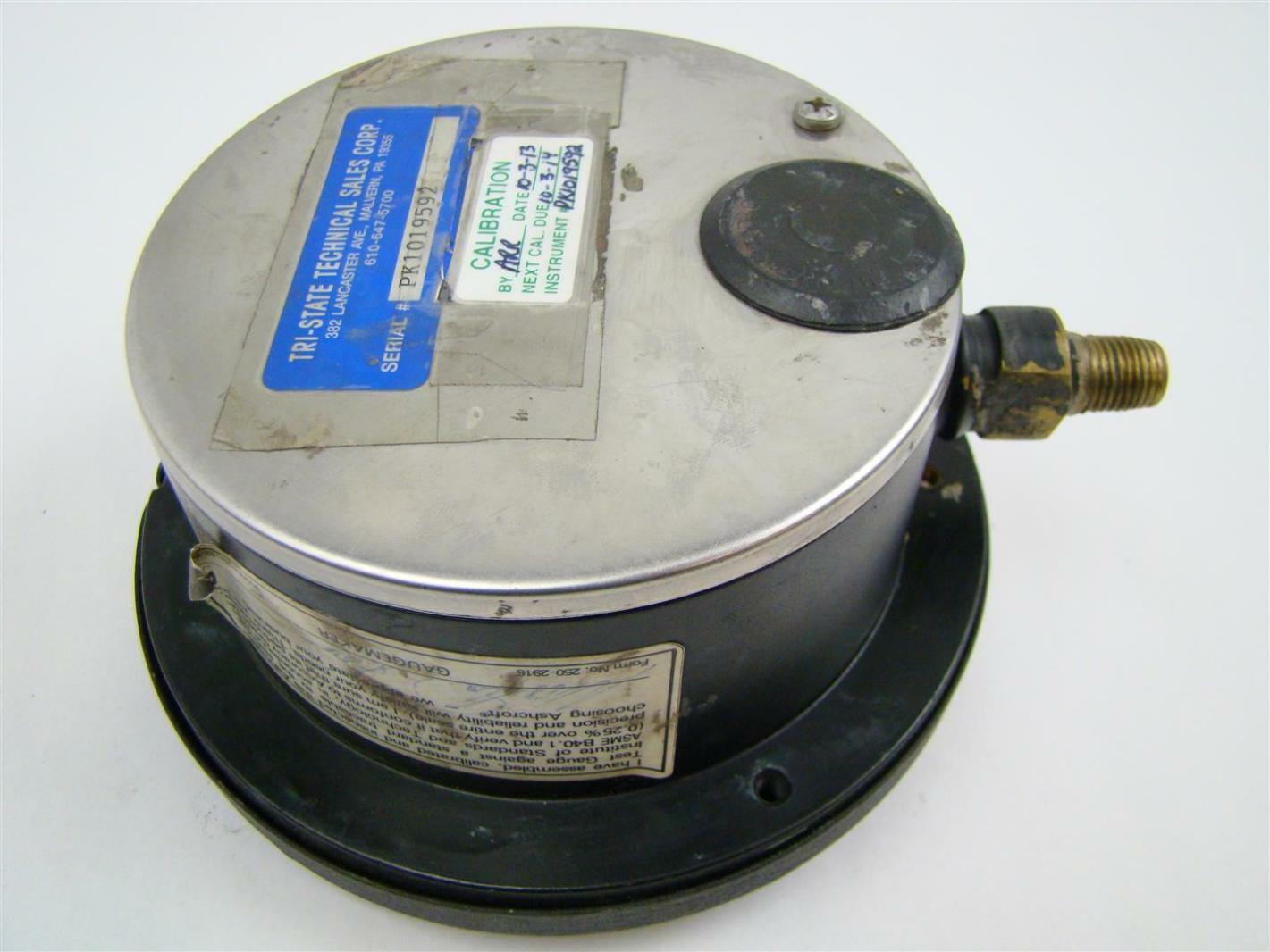 Ashcroft, 300 PSI Test Gauge, Bronze Tube, Temperature Compensated