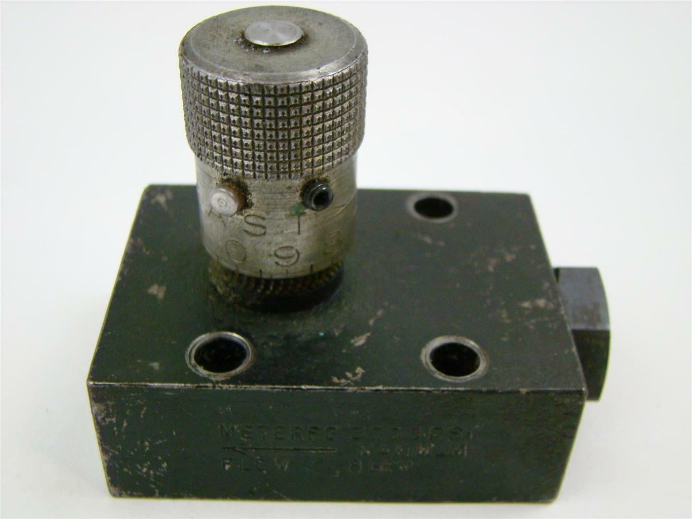 Parker Flow Control, Metered 3000PSI Max, Flow 8GPM Joseph Fazzio