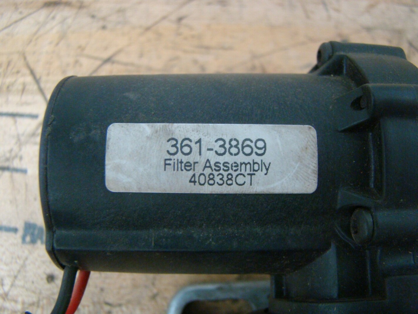 Cat/JCB Fuel Pump Fuel Filter Assembly , 3613869 Joseph Fazzio