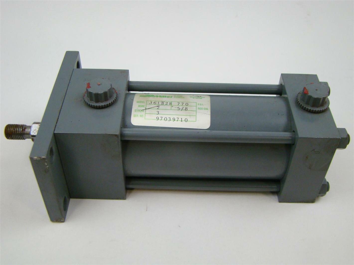 Miller Cylinder (770 PSI, 2" Bore, 5/8" Rod Dia), J61B2B Joseph