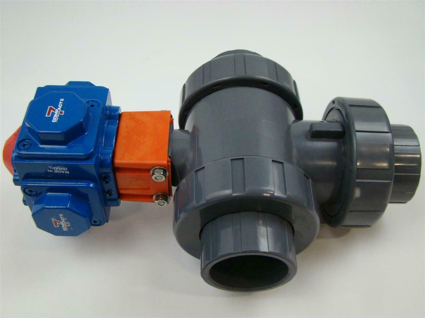 Compact Ball Valve with Hayward 2" PVC (Max Pressure 120 PSI, 8 Bar), C20 SR2C Joseph Fazzio