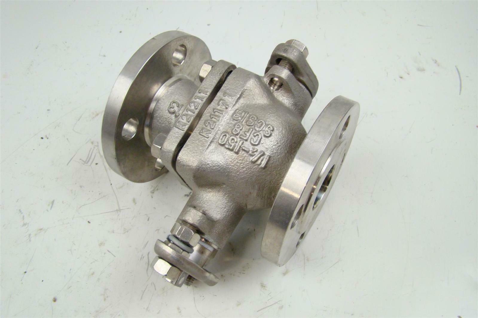 KTM Stainless Steel Ball Valve 1 1/2"150, CF8SCS13 Joseph Fazzio
