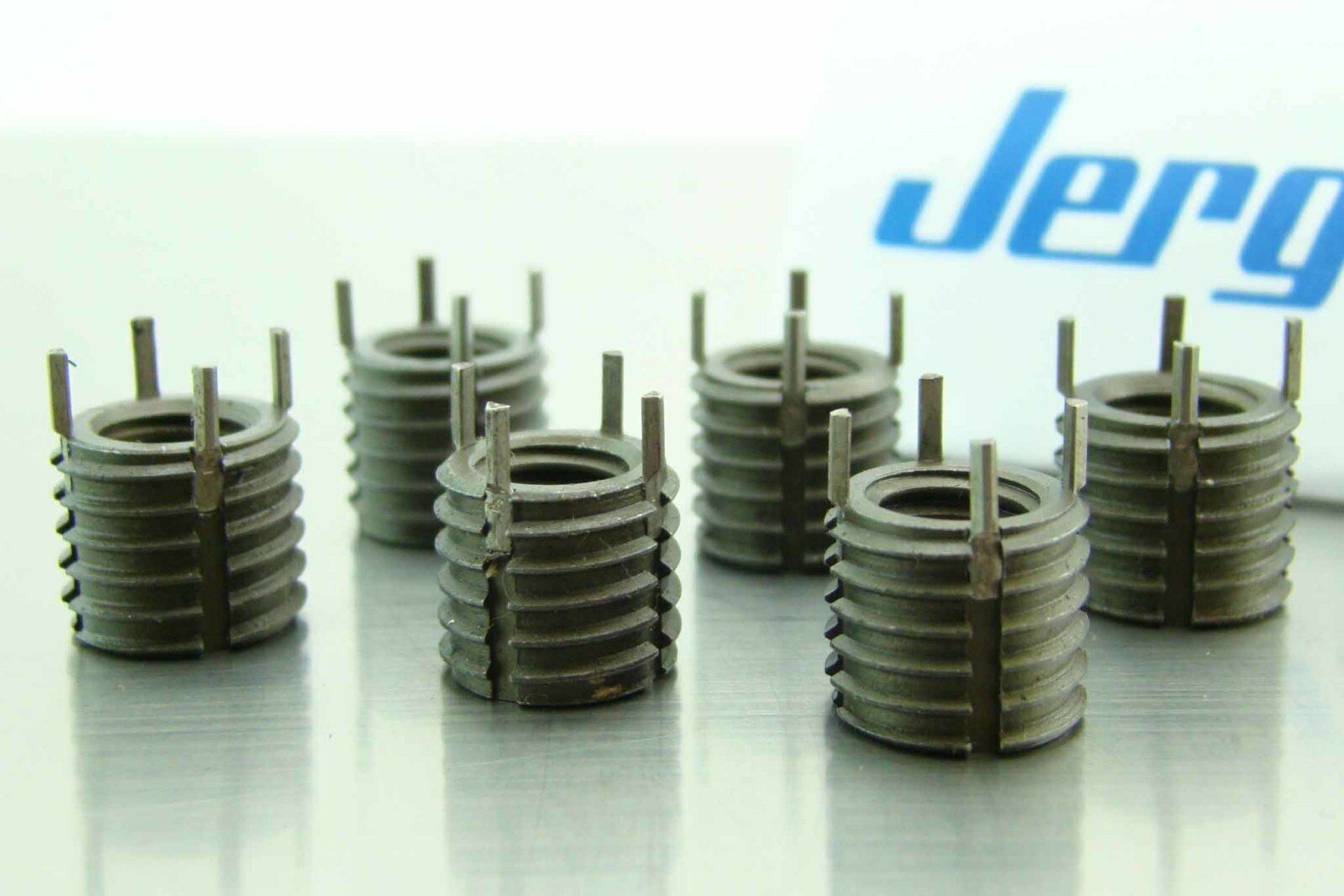 (6) Jergens 3/8"16 Keylocking Thread Insert Industrial Style Carbon