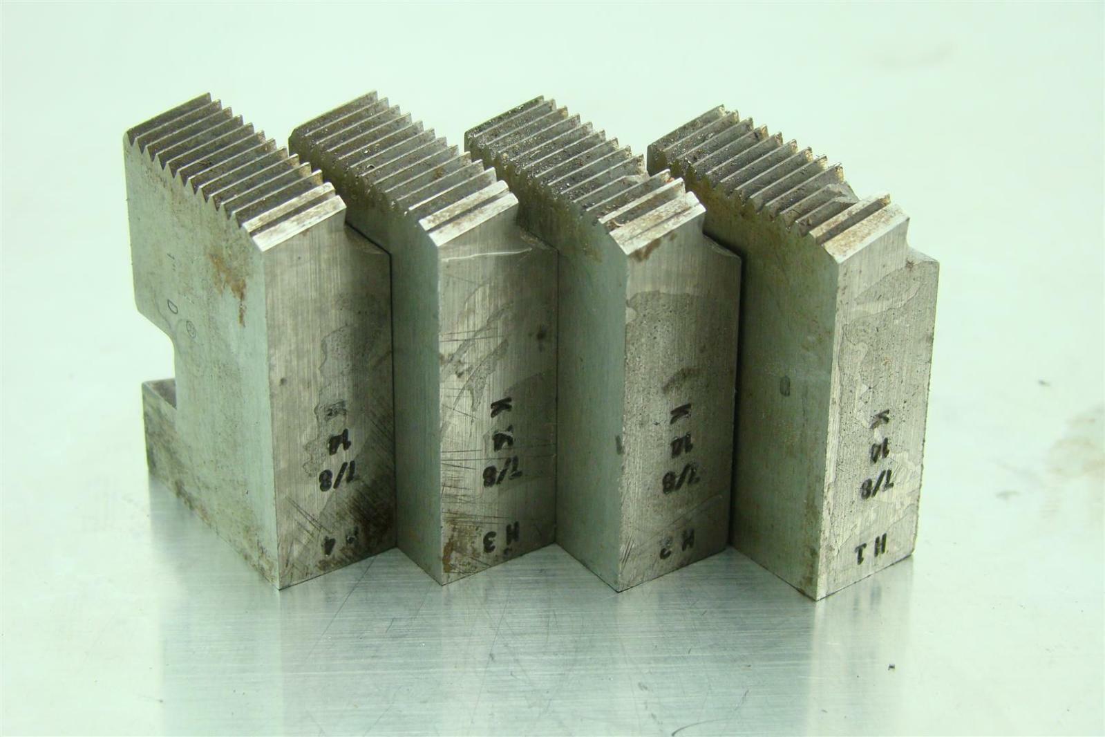 (4) Threading Die Set Milled Chaser , 7/8"14K Joseph Fazzio