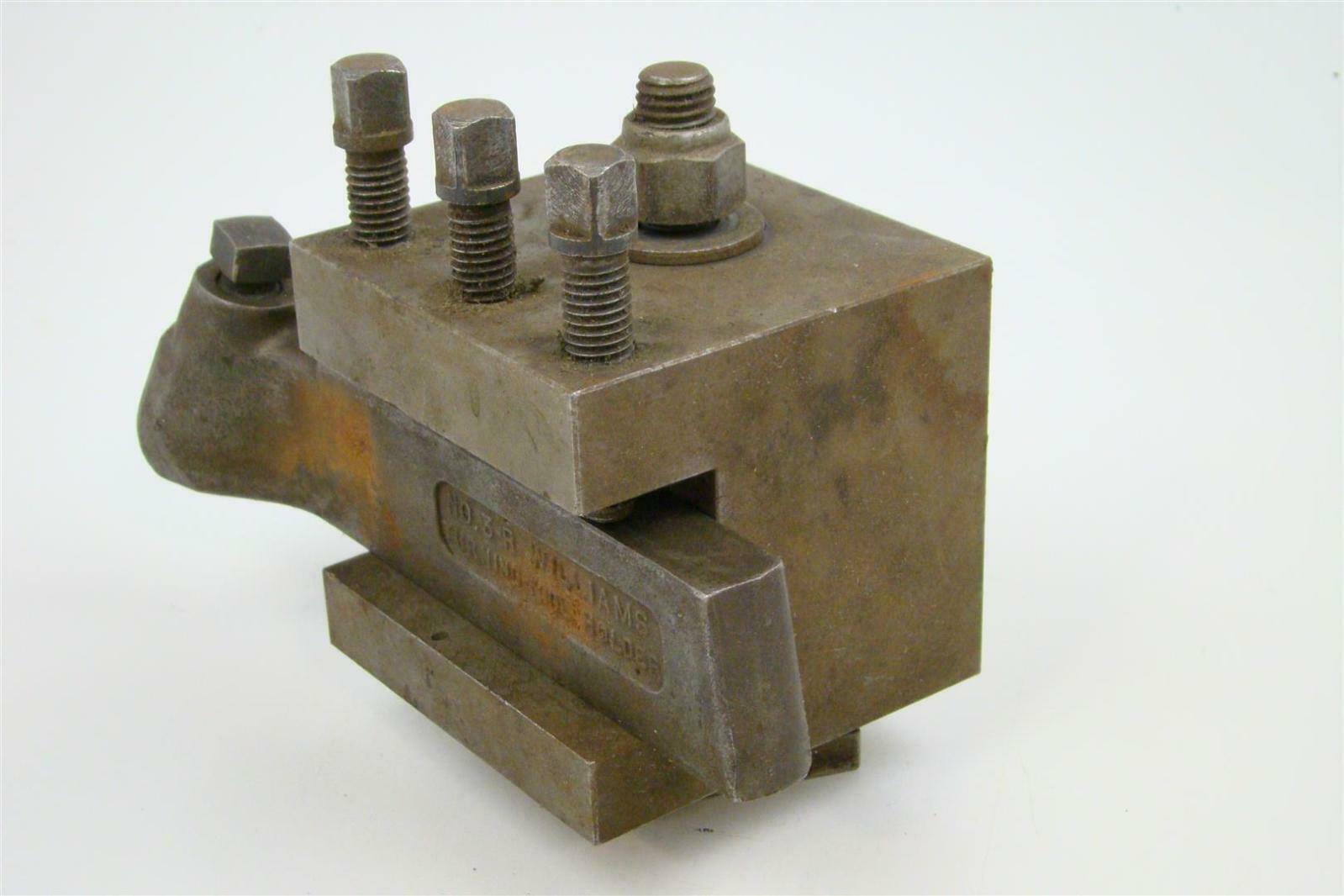J.H. Williams Turning Tool Holder with Lathe Turret Block , No. 3R Joseph Fazzio, Incorporated