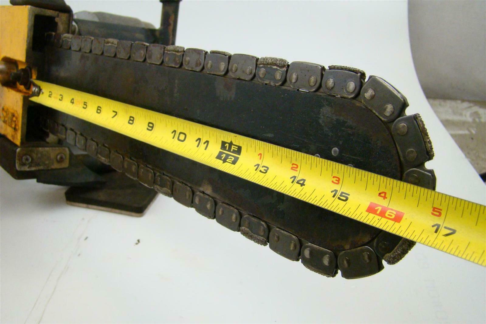 U.S. Saws Air Powered, Heavy Duty Ductile Pipe Chain Saw 16", 4500 RPM