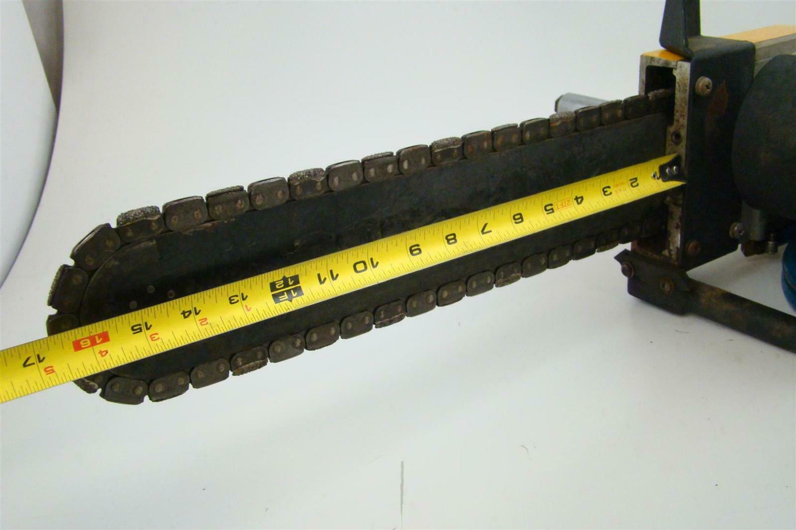 U.S. Saws Air Powered, Heavy Duty Ductile Pipe Chain Saw 16", 4500 RPM