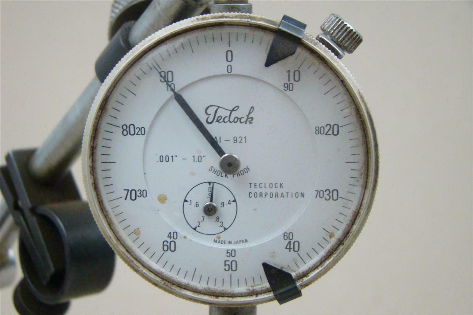 Enco Dial Indicator, On/Off Switch Base, 2" Teclock Indicator