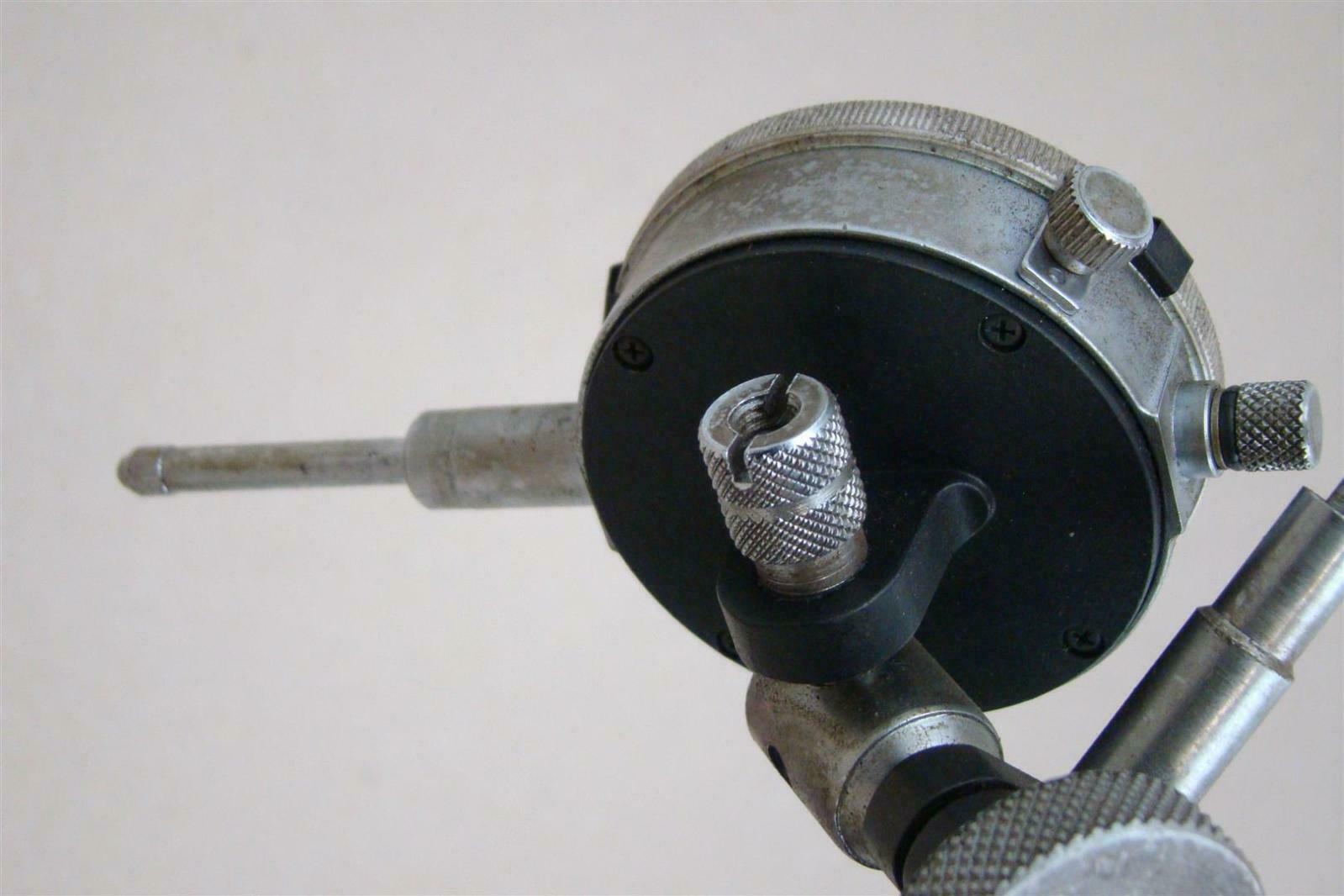 Enco Dial Indicator, On/Off Switch Base, 2" Teclock Indicator